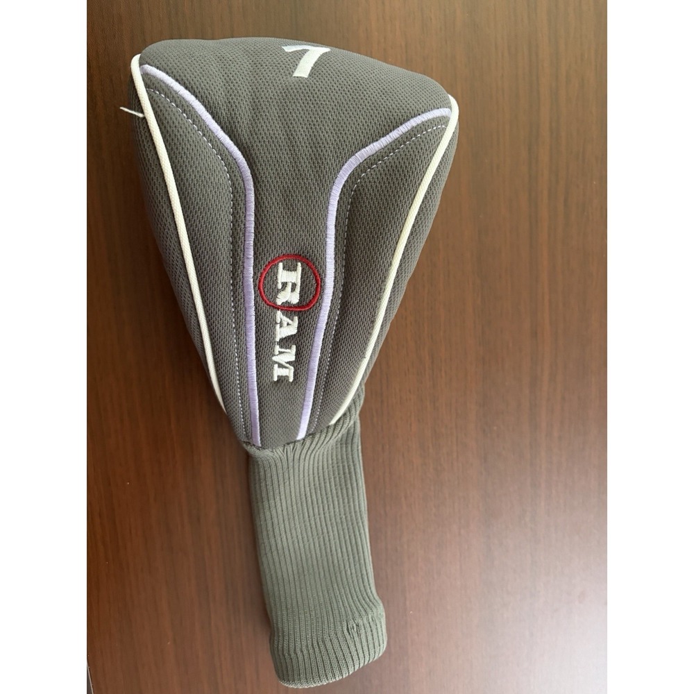 RAM Golf‎ Driver Club Cover Headcover Gray Pullover